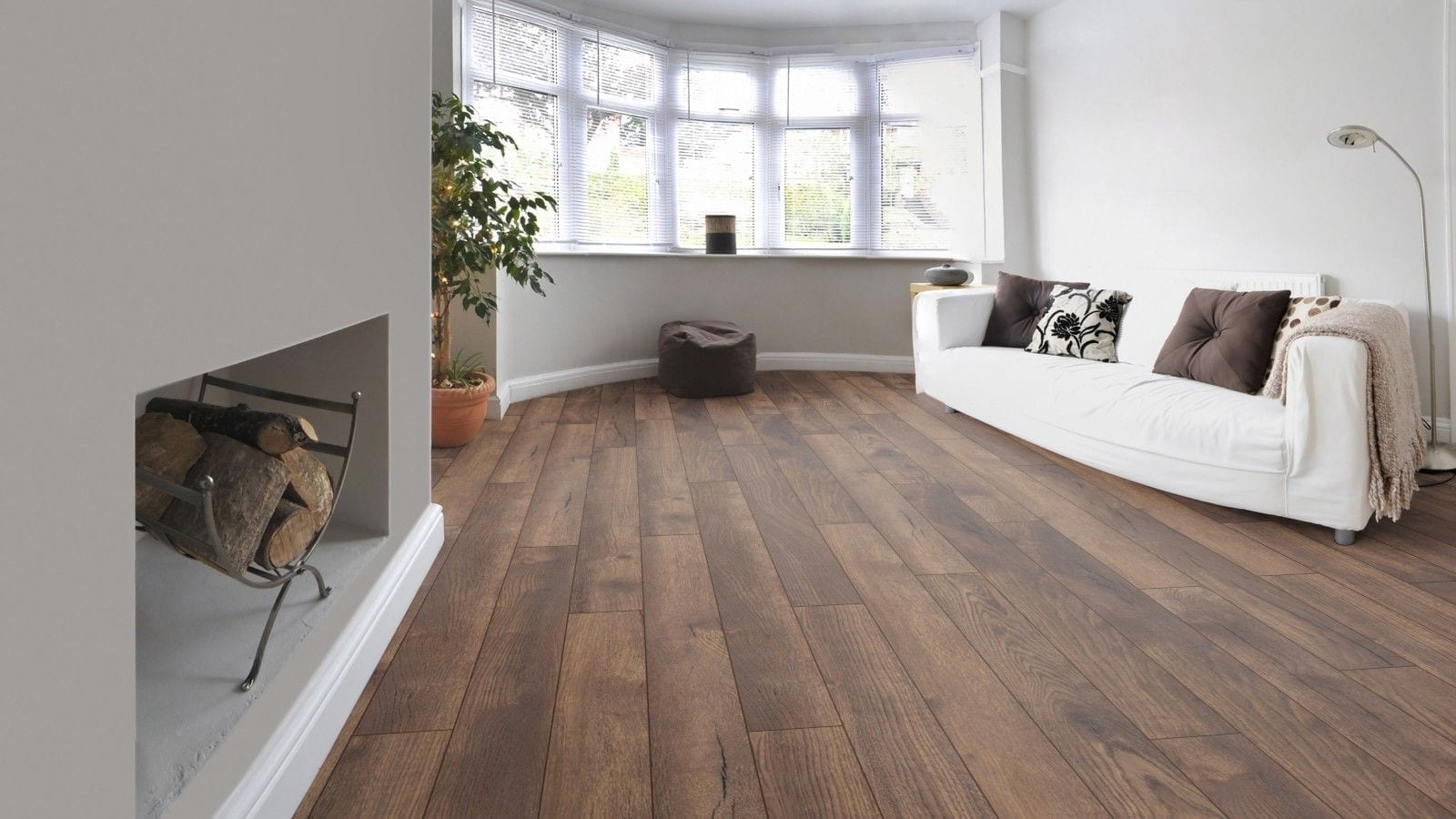 Kronotex Amazone Pettersson Eiche dunkel Landhausdiele Laminat – Bild 3