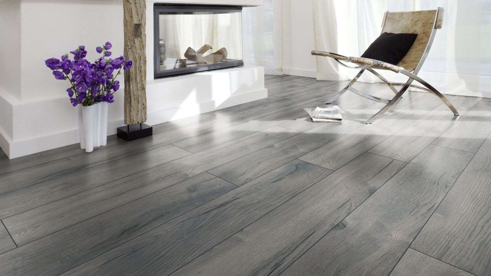 Kronotex Exquisit Pettersson Eiche grau Landhausdiele Laminat – Bild 3