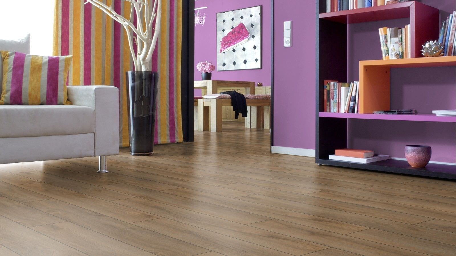 Kronotex Robusto Premium Eiche Braun Landhausdiele Laminat – Bild 2
