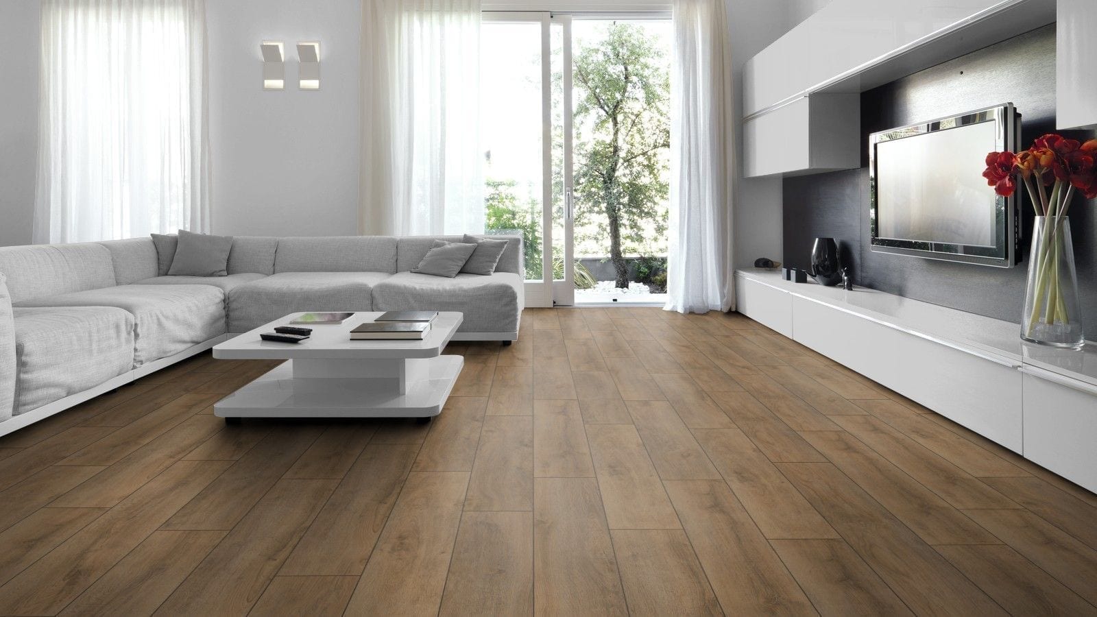 Kronotex Robusto Premium Eiche Braun Landhausdiele Laminat – Bild 3