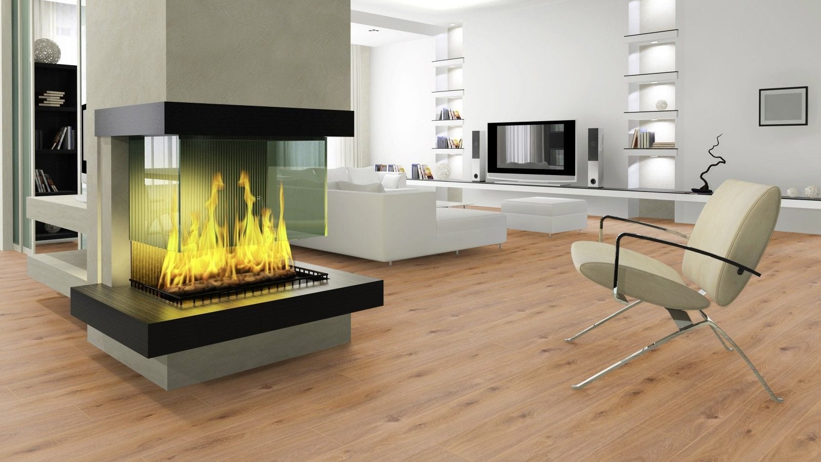Kronotex Amazone Prestige Eiche hell Landhausdiele Laminat – Bild 2