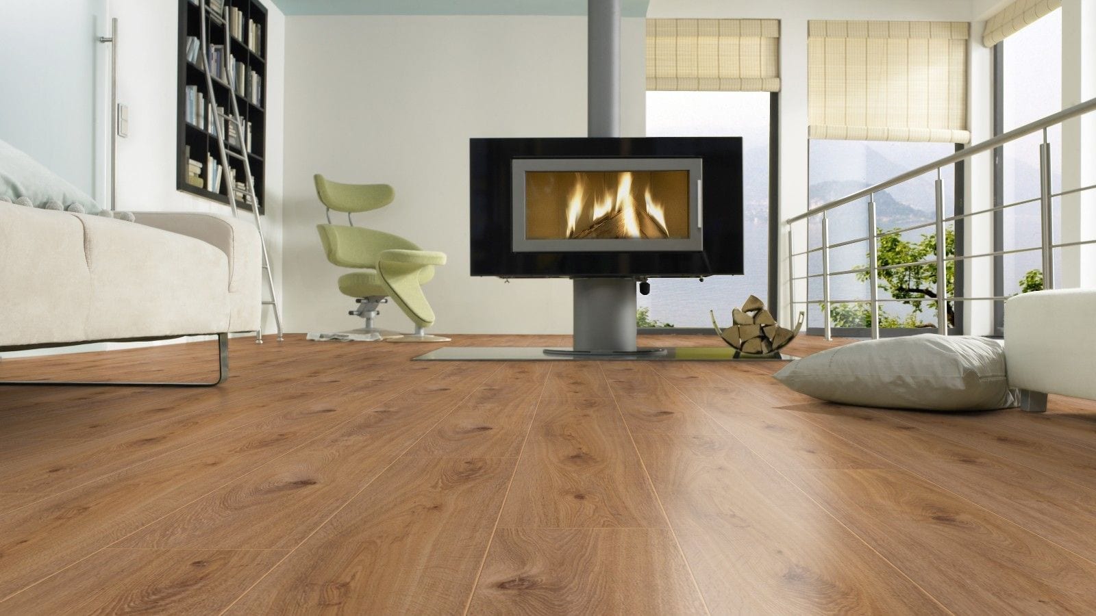 Kronotex Amazone Prestige Eiche hell Landhausdiele Laminat – Bild 4