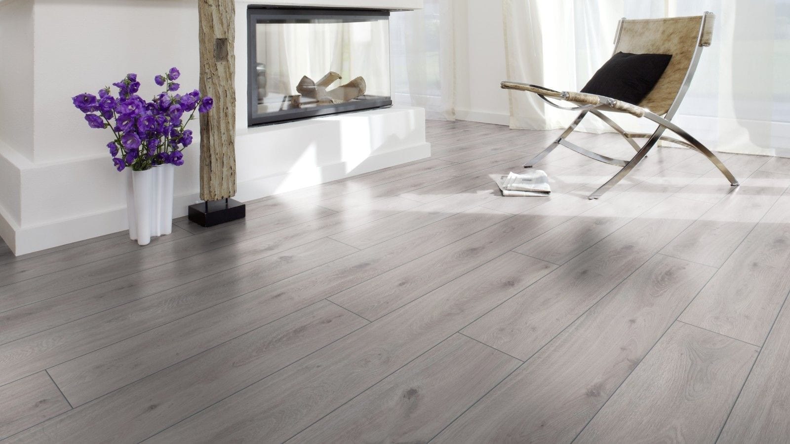 Kronotex Amazone Prestige Eiche weiss Landhausdiele Laminat – Bild 2