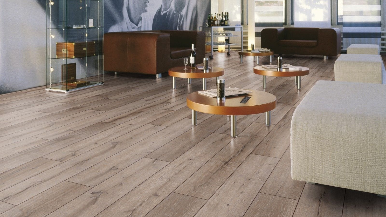 Kronotex Robusto Rip Oak Landhausdiele Laminat – Bild 2