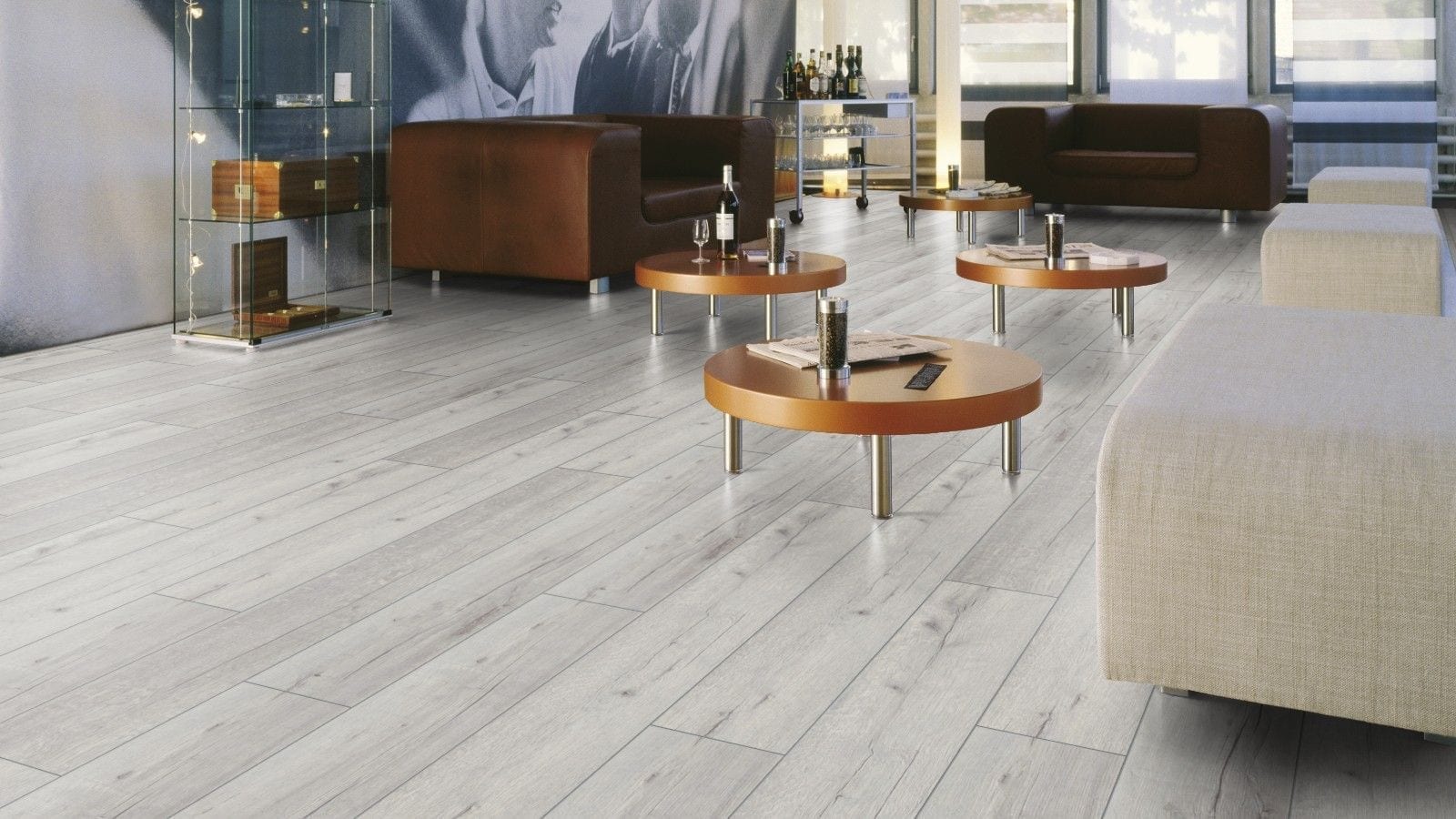 Kronotex Robusto Rip Oak weiss Landhausdiele Laminat – Bild 4