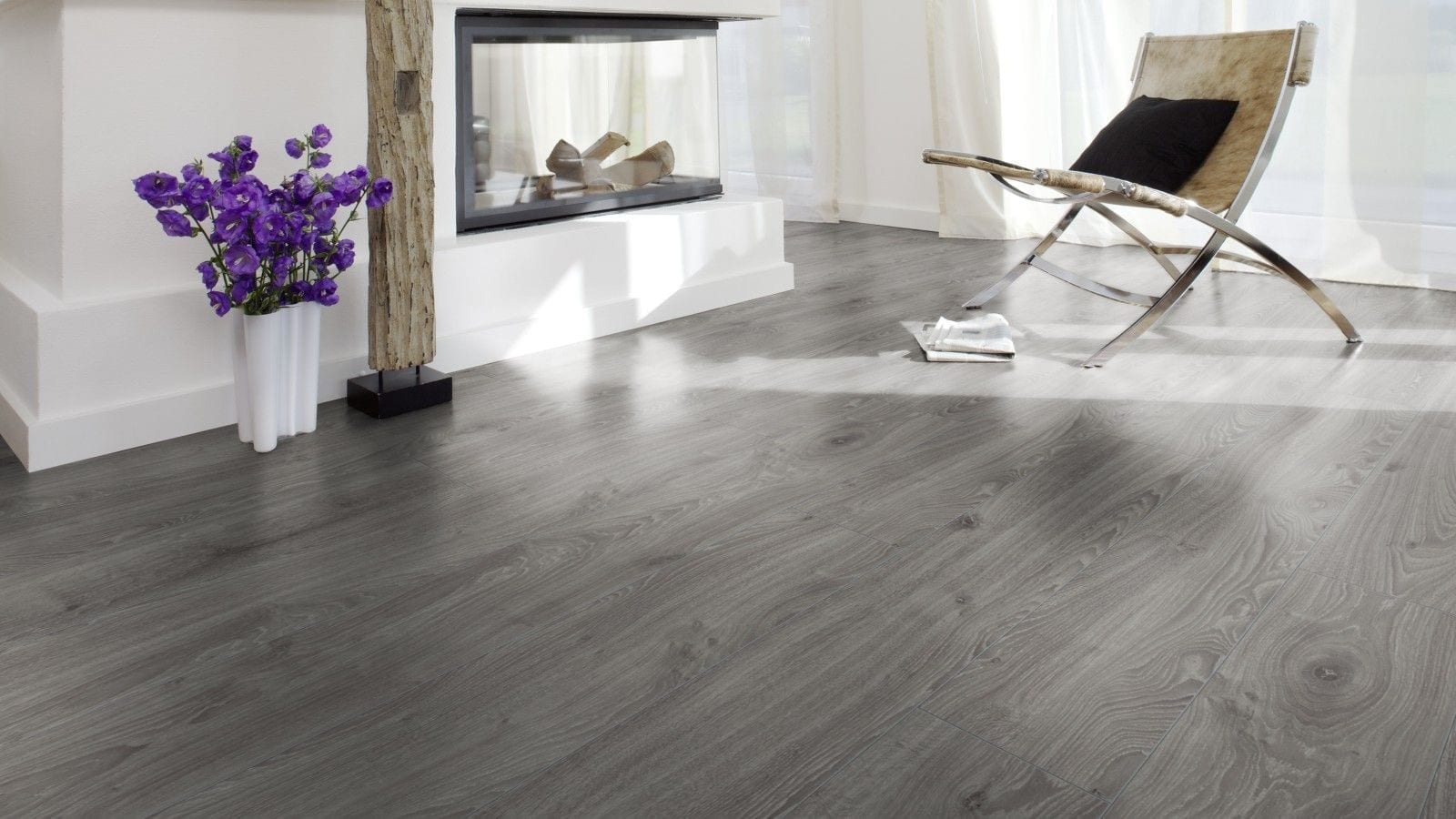 Laminat Kronotex Robusto Timeless Oak grau Landhausdiele – Bild 3