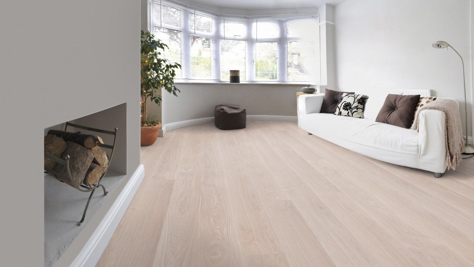 Kronotex Exquisit Waveless Oak white Landhausdiele Laminat – Bild 2