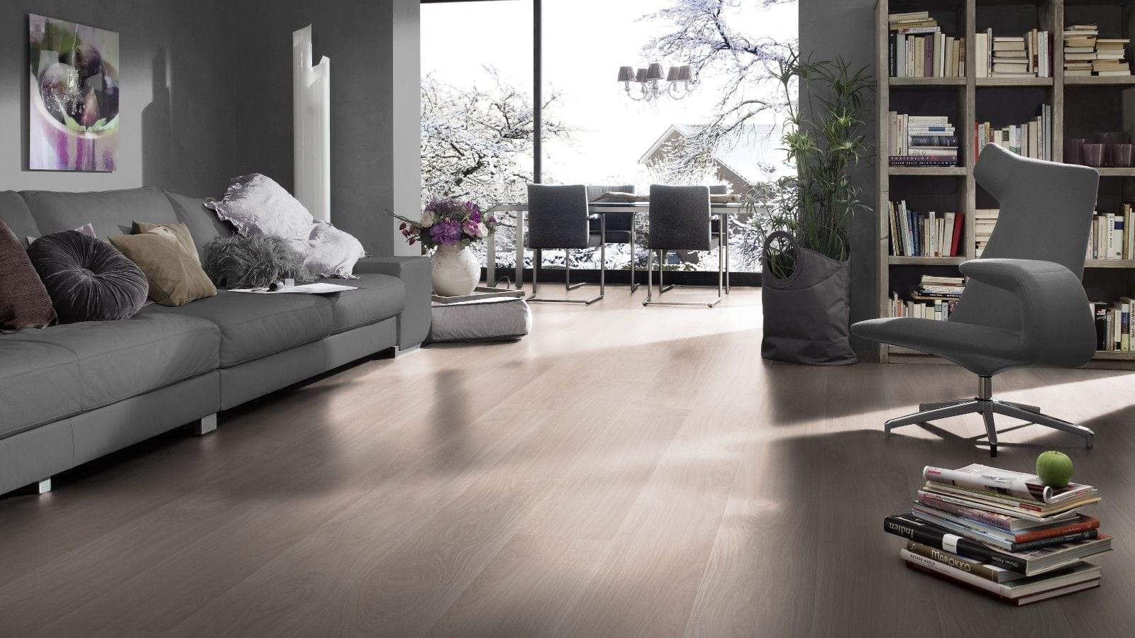 Kronotex Exquisit Waveless Oak white Landhausdiele Laminat – Bild 3