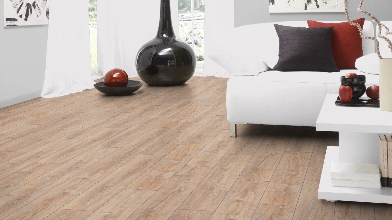 Kronotex Exquisit Whitewashed Oak Landhausdiele Laminat – Bild 3